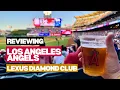 Reviewing Los Angeles Angels premium seats inside Lexus Diamond Club