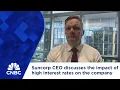 Suncorp CEO discusses the impact of high interest rates on the company