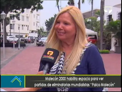 Malecón 2000 habilita espacio para ver partidos de eliminatorias mundialistas Palco Malecón