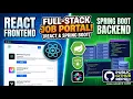 Open Sourcing My Full-Stack Job Portal React Spring Boot JWT Free GitHub Code