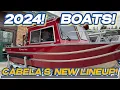 CABELA S NEW BOAT LINEUP 2024 fishing boats ski boats wake boats bass boats aluminum boats