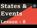 React Native Tutorial - 8 States and Events