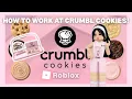 HOW TO WORK AT CRUMBL COOKIES IN ROBLOX Tutorial
