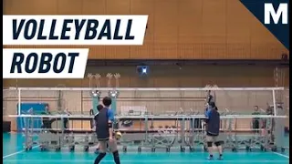 Japan s National Volleyball Team Has a Secret Weapon A Blocking Robot Mashable