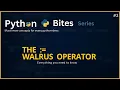 Python s Weirdest Syntax That Actually Makes Your Code Better The Walrus Operator