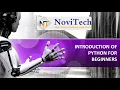 Introduction of Python Programming for Beginners NoviTech