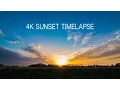 Sunset Timelapse in 4K