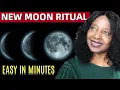 NEW MOON MANIFESTATION RITUAL Write it - Read It