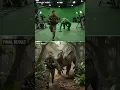 GIANT LIZARD CHASES A SOLDIER BTS vs FINAL VFX