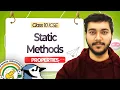 Properties of Static Methods in Java ICSE Class 10