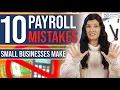 Avoid These 10 Common Payroll Mistakes Small Businesses Make
