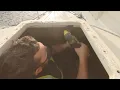 finally replacing my forward hatch on my bayfield 29 boat repair