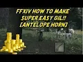 FFXIV How To Make Super Easy Gil Antelope Horn