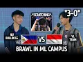Download Lagu BRAWL ACADEMY! PH vs INDO | NU BULLDOGS ELIMINATES THE LAST INDO REPS VL TEAM in MLBB CAMPUS SERIES