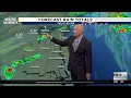 Tracking light rain and showers Clearing Friday