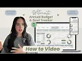 2026 Annual Budget Goal Tracker How To tips tricks and thorough walk through