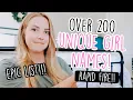 OVER 200 UNIQUE BABY GIRL NAMES EPIC RAPID FIRE