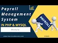 Payroll Management System in PHP Module - 9