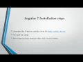 Angular 2 Installation step by step