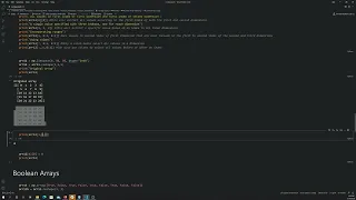 Python NumPy Indices