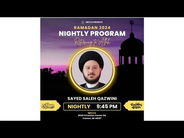 21- Ali: Father of the Orphans - Sayed Saleh Qazwini