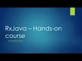 RxJava2 - Hands-on course