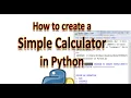Create Calculator Application Program Using Python in Pycharm Step by Step Tutorials in hindi