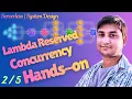 AWS Lambda Reserved Concurrency Hands-On Tutorial CodingJist Aditya Patel
