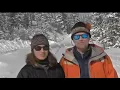 Cross-country skiing at MacDonald Pass Ski Trails