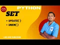 python set union function update function in hindi
