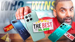 iQOO Z11 (vivo T5) vs Moto Edge 70 Fusion vs realme P4s - Best 5G Phone under ₹35000 !