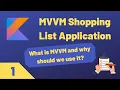 MVVM ShoppingList App - WHAT IS VM