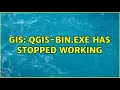 GIS qgis-bin exe has stopped working 2 Solutions