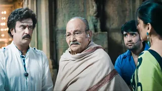 rajnikanth plays smart to convinces that he is not a thief lingaa movie comedy scene telugu