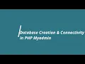 Santhisoft Technologies PHP Tutorial Part 6 Database Connection