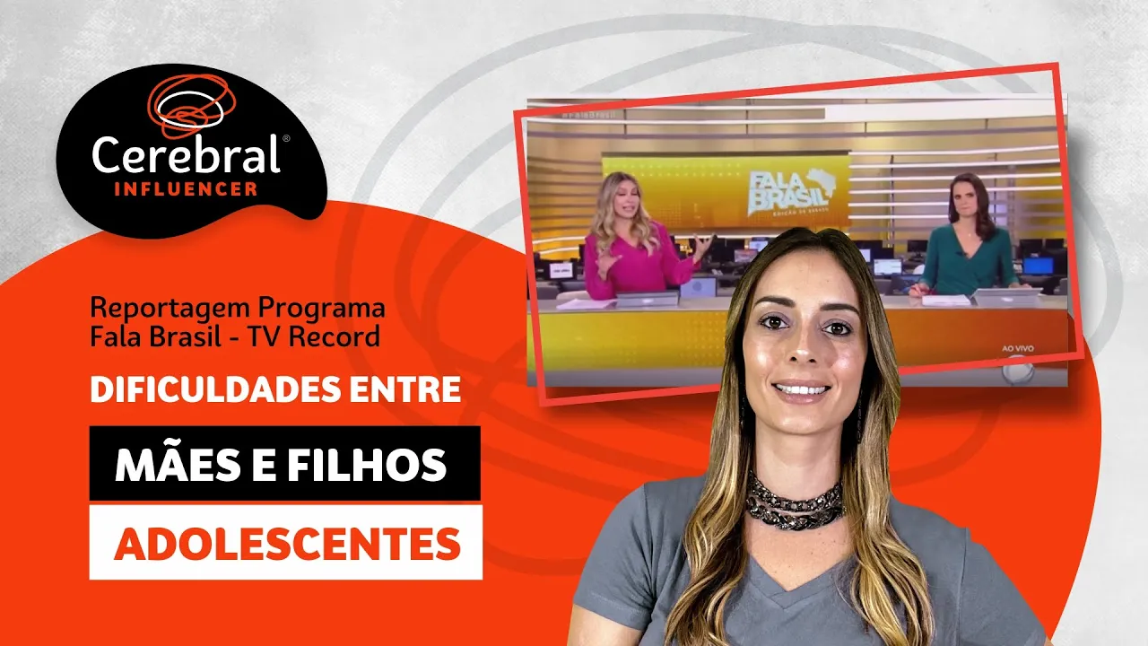 Dificuldade entre Mães e Filhos Adolescentes - Programa Fala Brasil - TV Record - Nathalie Gudayol