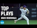 Top defensive plays from 2023 NCAA baseball regionals