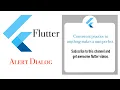 Alert Dialog Flutter