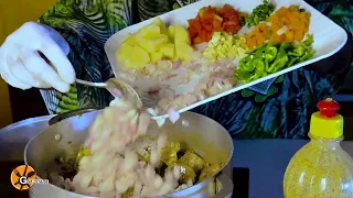 Gwa Diyara au menu : Petit pois à base de la moutarde 💯💯💯