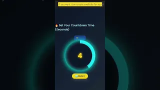 Animated Countdown Timer in Pure CSS 100 HTML CSS Only