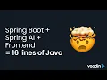 Build an AI-powered web app in 16 lines of Java