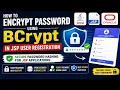 Encrypt Password Using BCrypt in JSP User Registration Secure Password Hashing with Java Oracle