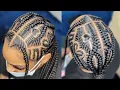 2 million Freestyle low ponytail Stitch braids ponytail