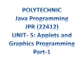 UNIT 5 Applet Part 1