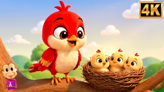 Chidiya Rani Badi Sayani, चिड़िया रानी, Hindi Nursery Rhyme For Kids