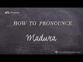 Lagu How to Pronounce Madura (Real Life Examples!)