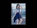 Lagu [AI 여자친구] sailor dress lookbook, on the sea ai girl