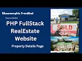 PHP Fullstack Website Property Details Page