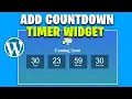 How to Add a Countdown Timer Widget in WordPress - Full Guide
