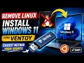 How to Remove Linux and Get Windows Back - Ventoy USB From Ubuntu